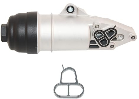 XUNUOPARTS 3.0L Aluminum Oil Cooler Filter Housing Compatible with 2006-2008 Audi A4 2006-2011 Audi A6 2009-2017 Audi Q5 Replace# 06E115405A 06E115405C 06E115405K