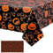 2 Stück Tischdecke Halloween Deko, 220 x 130 cm Halloween Tischdecke, Gruseliger Kürbis Tischdecke, wasserdichte Halloween Gruselige Tischdecke für Halloween Party Dekor (B)