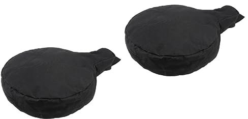 ANDRESLAD 2 Stk Aufbewahrung Beutel Für Töpfe Tasche Für Kochgeschirr Aus Segeltuch Campingtasche Tragbarer Campingkocher Reisetasche Für Kochgeschirr Grill Tragbar Black 600d Oxford-stoff