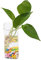 Glass Vase Hanging Hydroponic Aquarium Container Home Decor for Office and House (Long Tube Shape)