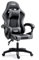 AMS-GAMING Chaise Gamer#02-Grey Coloris Noir & Gris - Coussin Lombaire & appuie tête - Siège Gaming
