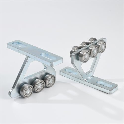 6 Wheel Hoist Trolley with Rollers - Strut Trolley Assembly for Electric Hoist Fits 1-5/8 Wide and Taller Strut Channel - High Strength and Silent Operation