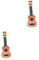 MOLUCKFU 2st Mini-Ukulele Dj-Decks Für Kinder Kinderukulele Für Mädchen Sprengt Gitarrenkinder in Die Luft Puzzle-Spielzeug Spielzeuggitarre Für Kinder Kinderinstrumente Plastik Light Brown
