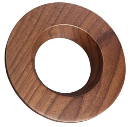 1 Piece Funnel Cup Holder Wooden Coffee Dripper Stand Holder Coffee Filter Stand Holder Coffee Dripper Rack Coffee Brewing Filter Cone Coffee Filter Rack Coffee Cone Dripper, Brown