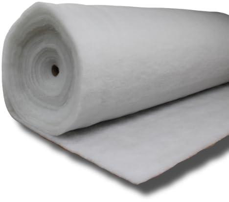 Rhapsew Fire Retardant Wadding 60 150cm Wide – Multiple Weights 2oz 4oz 6oz 8oz 10oz 14oz 19oz – 1.25 Metres Heat Resistant Batting for Upholstery, Curtains, Crafts & Insulation (4oz (135gsm))