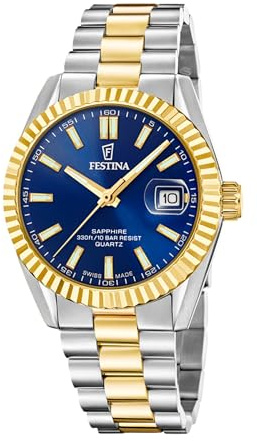 Festina Armbanduhr Date Classics Swiss Made
