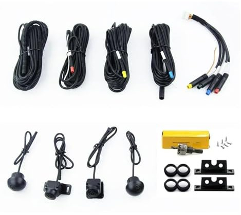 Rear View Camera Backup Video Recorder Universal 360° Surround View Car Camera 360 Degree Panoramic Front Rear Left Right Cameras For Android Head Unit