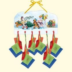 Spiegelburg 8981 - Die Lieben Sieben Holz-Adventskalender