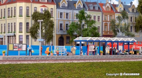 Kibri 39563 - S-Bahnsteig Nürnberger Straße H0