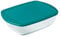 Pyrex 4936461 Cook&store Plat À Four En Verre Rectangulaire Avec Couvercle 28x20 Cm