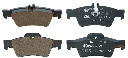 ATE 13.0470-7259.2 Bremsbelagsatz, Scheibenbremse | Kompatibel mit: MERCEDES-BENZ CLS, CLS, CLS Shooting Brake, E-CLASS, E-CLASS, E-CLASS Pritsche/Fahrgestell, E-CLASS T-Model