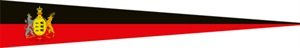Langwimpel Königreich Württemberg 30 x 150cm Fahne / Flagge