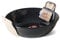 GARCIMA 5020013 Sartén Doble Honda con Asas Esmaltada, Acero, Negro, 45 x 38 x 11 cm