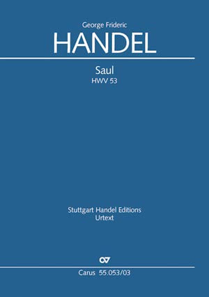 Saul HWV53 : für Soli, gem Chor und Orchester Klavierauszug (dt/en)