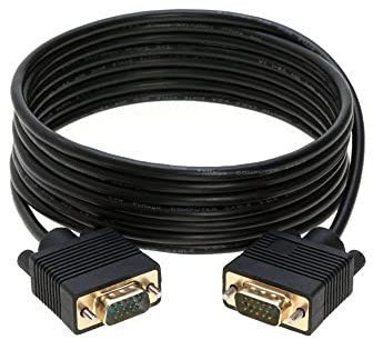 Cables Direct Online 100FT SVGA Monitor Cable, Male to Male 1080P Super VGA Display Cord for PC Projector Laptop TV