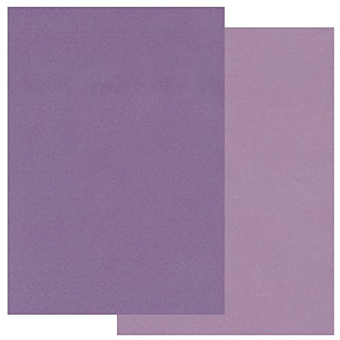 Pergamentpapier Groovi, A5, zwei Farbtöne, Violett, 20 Stück