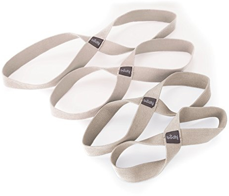Yoga Loop Ananta L, Yoga Gurt ohne Schnalle, ca. 48 cm, aus 100% Baumwolle, natur, Yoga-Hilfsmittel, Yoga-Zubehör