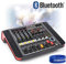 Power Dynamics PDM-M404A 4-Channel Powered PA Mixer with Built-in 400W Amplifier, USB MP3 Player, Bluetooth Audio Streaming & Multi-FX DSP Processor