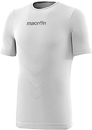 Macron Performance Tech Underwear Top SS Wht, Intimo Tecnico Uomo, Bianco, XL