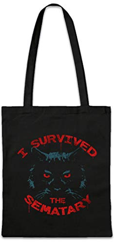 Urban Backwoods I Survived The Semetary Hipster Bag Beutel Stofftasche Einkaufstasche