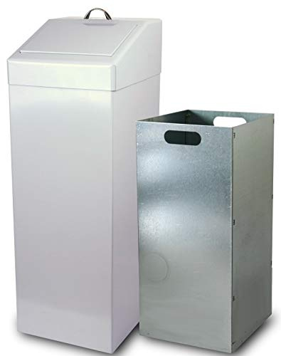 Szagato Abfallbehälter 87 ltr + Innenbehälter 90x34x38cm grau | Made in Germany Abfalleimer Abfallsammler Mülleimer großes Volumen Wertstoffsammler groß