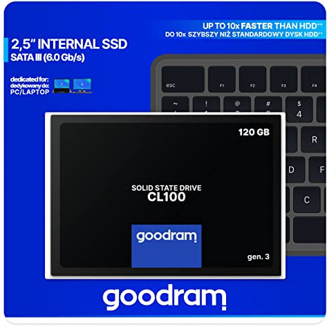Goodram Disco Duro 2.5 SSD 120GB SATA3 CL100 Gen.2