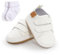 Sehfupoye Chaussures de Marche en Cuir PU pour bébé, Filles et garçons, 12-18 Mois, avec Chaussettes