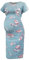 Smallshow Robe de Maternité à Manches Courtes pour Femmes Vêtements de Grossesse Froncés,SVP049,M