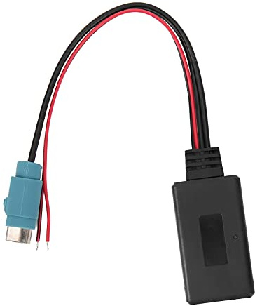 Kuuleyn Adattatore Bluetooth AUX‑IN, Adattatore audio wireless，DC12V Modulo Bluetooth per auto Cavo AUX‑IN Adattatore audio wireless Sostituzione per Alpine IDA‑X001 IVA‑20