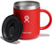 HYDRO FLASK - Travel Coffee Mug 354 ml (12 oz) - Vacuum Insulated Stainless Steel Travel Mug with Handle and Press-In Lid - BPA-Free - Goji