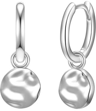 Glanzstücke München Damen Creolen 925/- Sterling Silber rhodiniert Kreis Silberohrcreolen