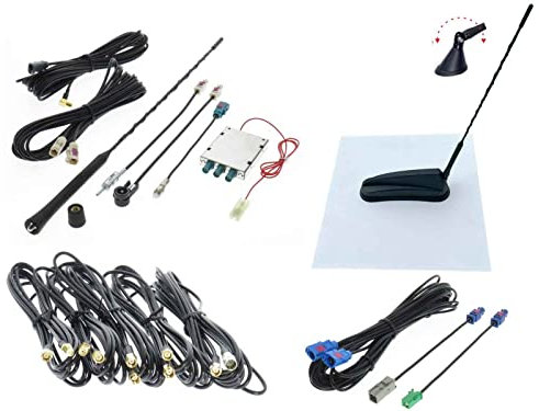 Dietz Dachantenne LTE / 5G / WLAN/UMTS/GPS/UKW/DAB inkl. Kabelsatz 1,5 m - ANT215_DAB_5G