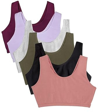 Fruit of the Loom Damen Built Up Tank Style Sport-BH (3er Pack)