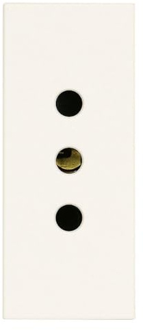 Vimar 30201.B Linea presa SICURY P11, 2 poli + T 10A, bianco