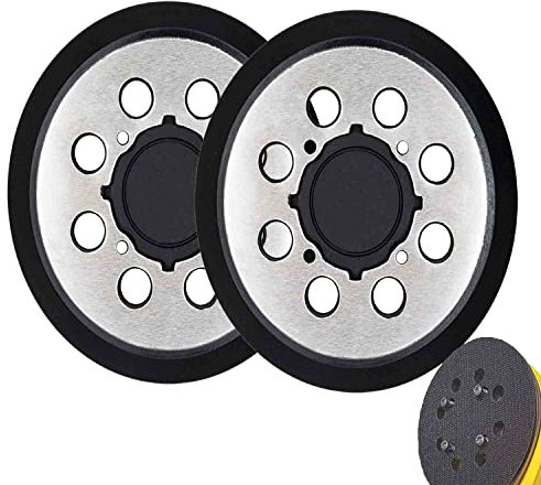 2 Packs for DeWalt DWE64233 & N329079 Orbital Sander Replacement Pad, 5 inch 8 Hole Hook and Loop Sanding Disc Backing Pads, Compatible with DWE6421-B2, DWE6421-B3, DWE6423/6423K, DWE6421/6421K