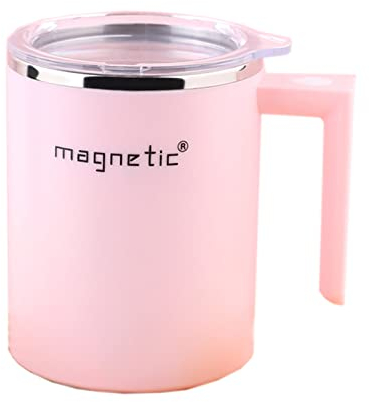 Maizoon USB Recargable Magnético Auto Shaker Travel Spinner para Casa y Oficina Mezclador de Acero Inoxidable 304 para Preparar Café y Otros Polvos 350 ml/12 oz.