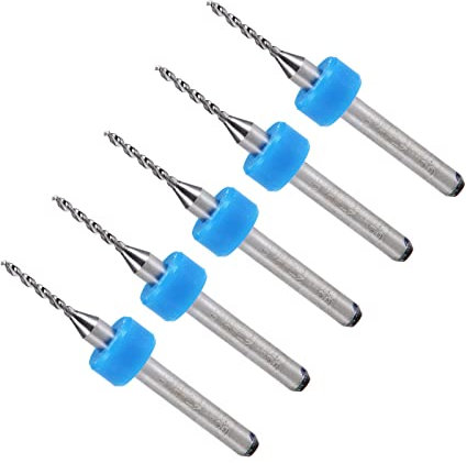 QUARKZMAN 5 Stück 1.2mm PCB Bohrer Wolframkarbid für Bohr und Bearbeitungsteile