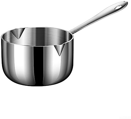 Pentola per il latte in acciaio inossidabile, piccola casseruola per salsa antiaderente 260 ml