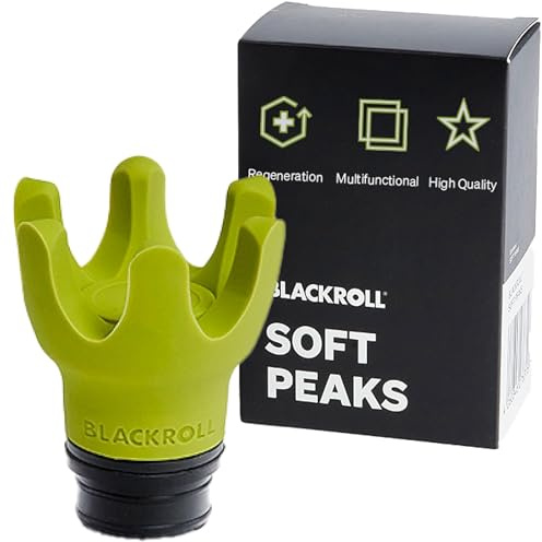 BLACKROLL® SOFT PEAKS Der weiche FASCIA GUN Aufsatz zur Anwendung an sensiblen Stellen wie Kopf, Kiefer, Gelenke und CMD-Problemen