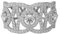 Art-Deco-Ring 1,8 Karat runder Moissanit-Diamant aus 925er-Sterlingsilber, Cluster-Verlobungsring für Damen Silber, 59