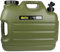 Faith Bidon d'eau avec Robinet - 25 LTR - 43x24x35.5cm - Vert - Sécurité Alimentaire - Poignée - Robinet de vidange - Convient pour Le Camping et la pêche - Polyéthylène - Fiabilité en déplacement