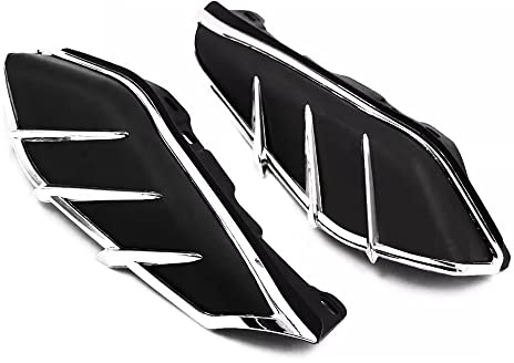 Mittelrahmen Windabweiser kompatibel mit Harley Davidson Touring 09-25 WA4 schwarz/Chrome