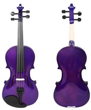 Geige Lila Violine 4/4 Präsentieren Sie ein geeignetes Musikkursstudium mit praktischen Teilen. Prüfung auf professionellem Niveau für Violinanfänger