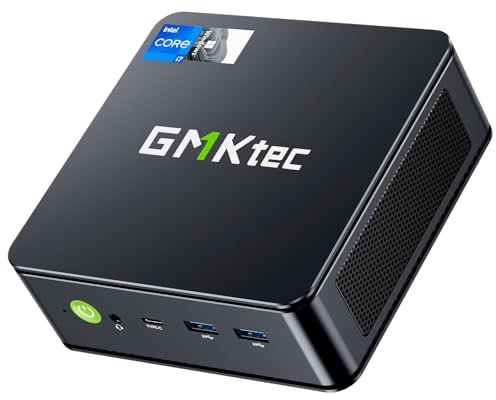 GMKTec NucBox K7 Plus Mini-PC mit Intel Core i7-13620H, 32GB DDR5 RAM, 1TB SSD, Wi-Fi 6, Bluetooth 5.2, 11 E/A-Anschlüsse, HDMI 4K, Windows 11 Pro. Kompakter, leistungsfähiger, Home/Office PC