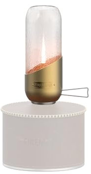 Fire-Maple Orange Copper Camping Gas Lantern | Adjustable Luminance Lighting and Camping Lamp | Propane or Isobutane Fuel | NO Mantles Needed | Camping Essential Gear (Ripple)