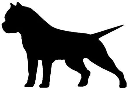 JIFENLI Autoaufkleber 13 * 9CM American Bully Bulldog Aufkleber Aufkleber Auto Abdeckung Kratzer Dekorative Persönlichkeit Tier Aufkleber Splitter/Schwarz