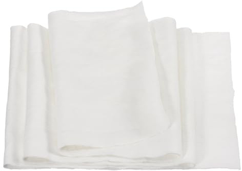 Rebower 15cm x 1m Puños Elásticos con Ribetes Acanalados Blanco Crema
