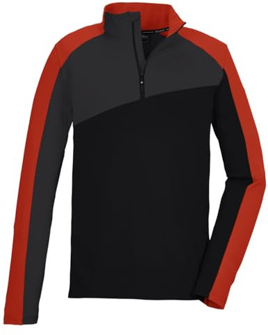 Killtec Herren Funktionsshirt KSW 316 MN LS, Farbe:dunkelorange, Größe:2XL