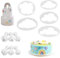 11 Pièces Nuage Fondant Coupe Gâteau Moule, Emporte-Pièces Nuage, Coupe Gâteau Nuage, pour Salle de Cuisson, Café, Décoration de Gâteaux