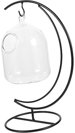 Milisten Hanging Glass Fish Tank Decorations Tropical Betta Tank Easy Maintenance Aquarium for Home